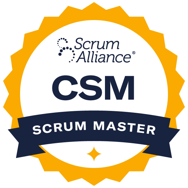 CSM — Certified Scrum Master badge