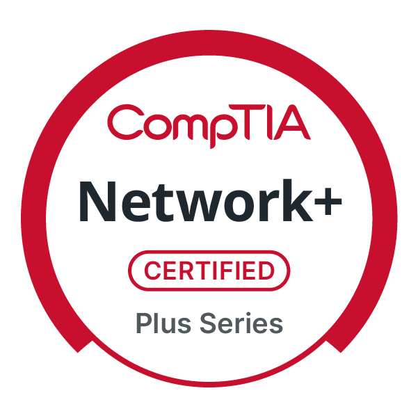 CompTIA Network+ certification badge